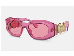Lentes de sol Versace Maxi Medusa Biggie Color Rosado