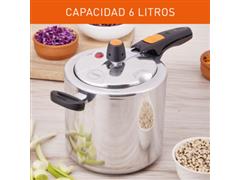 OLLA A PRESIÓN IMUSA 6 LITROS MAXI CIERRE INTERNO - 5