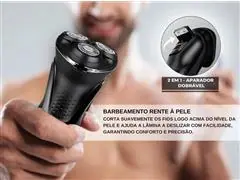 Barbeador Elétrico 3 Lâminas Gadnic com Display Digital 110V - 3