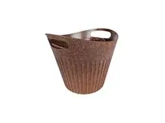 Kit Evo Cesto Cachepot 3 Peças - Imbuia - 2