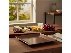 Jogo Evo Petisqueira Quadrada com 4 Peças - Imbuia - 5