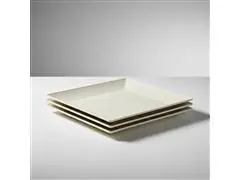 Jogo Evo Petisqueira Quadrada com 4 Peças Marfim - 7