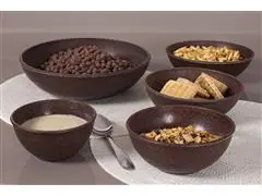 Kit Evo Tigela Redonda 4 Peças  Imbuia - 3