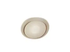 Kit Evo Tigela Oval 2 Peças  Marfim