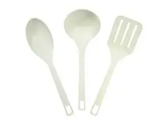 Kit Evo de Utensílios com Travessa 4 Peças - Marfim