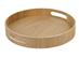 Bandeja Carol redonda con asas 35 x 5 cm Madera - 0