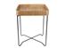 Mesa Carol cuadrada 35 x 35 x 45 cm color madera - 0