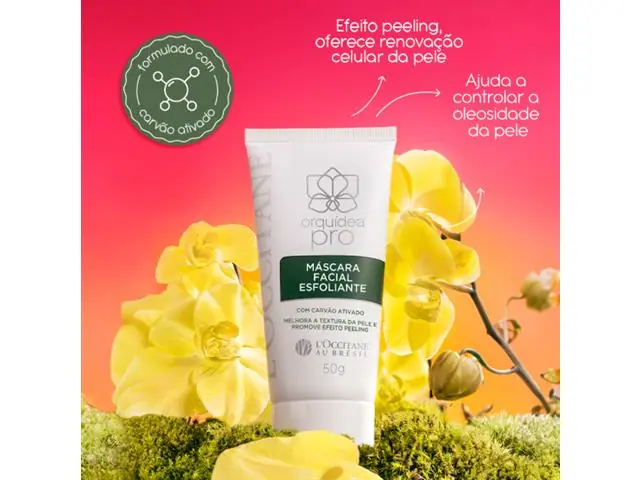 Máscara Facial Esfoliante Orquídea Pro 50g