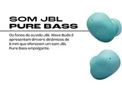 Fone de Ouvido Bluetooth JBL Wave Buds 2 Blue JBLWBUDS2BLU - 1
