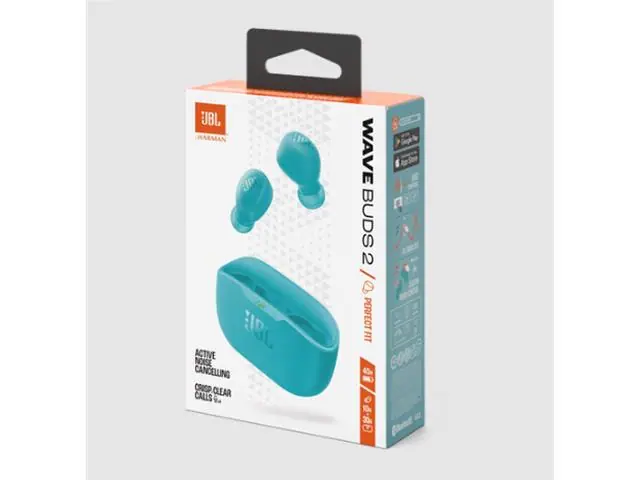 Fone de Ouvido Bluetooth JBL Wave Buds 2 Blue JBLWBUDS2BLU