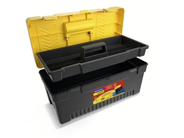 Caixa Plástica para Ferramentas 20 Tramontina MASTER Bandeja Removível