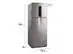 Refrigerador 02 Portas Electrolux Frost Free Inverter 480L Inox - 1