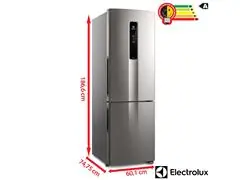 Refrigerador Electrolux Frost Free Efficient Inverse 400L Inox 110v - 1