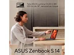 Notebook Asus Zenbook S14 Intel Core Ultra 7 32GB 1TB W11 Tela OLED 14 - 5