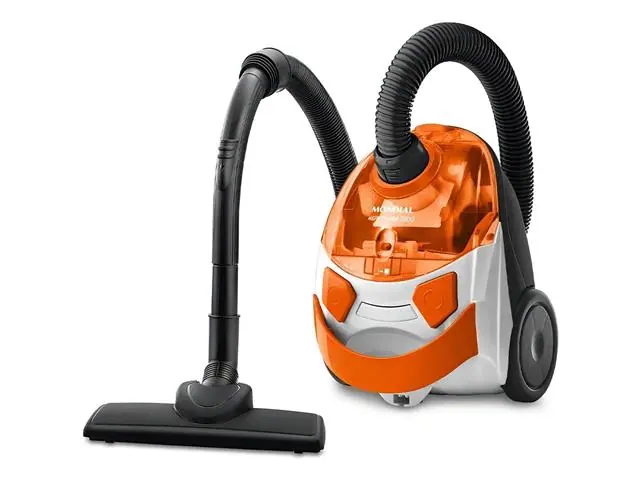 Aspirador de Pó Hepa Turbo 2000, Mondial, Branco/Laranja, 1500W 110V A
