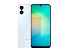 Smartphone Samsung Galaxy A06, tela 6.7", 128GB, 4GB RAM Branco