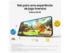 Samsung Galaxy A56 5G Rosa 256GB, 8GB RAM, Câm. 50MP, Tela 6.7" - 5