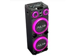 Caixa de Som Pulse Torre Double SP515 15 pol" LED Bluetooth- 3500w - 0