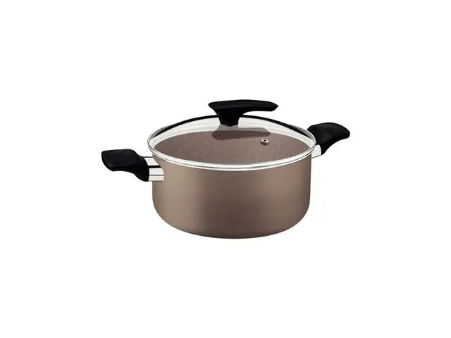 Caçarola Tramontina Milazzo Antiaderente Starflon Max Amêndoa 20 cm