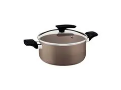 Caçarola Tramontina Milazzo Antiaderente Starflon Max Amêndoa 24 cm - 0