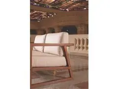 Sofá 2 Lugares Tramontina Lanati em Madeira Jatobá FSC com Encosto de  - 3