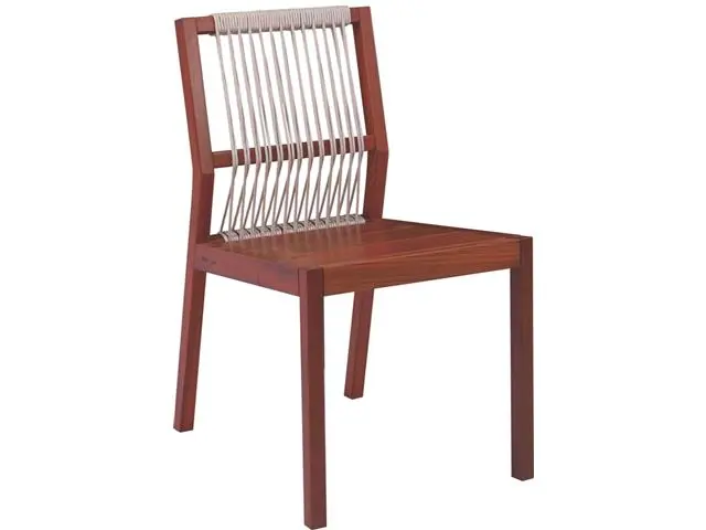 Cadeira Tramontina Lanati em Madeira Jatobá FSC com Encosto de Corda