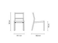 Cadeira Tramontina Lanati em Madeira Jatobá FSC com Encosto de Corda - 4