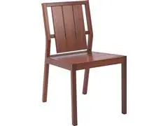 Cadeira Tramontina Lanati em Madeira Jatobá com Encosto de Madeira FSC