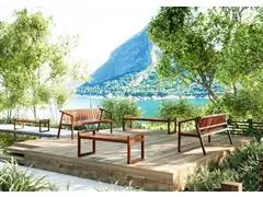 Banco de Madeira Tramontina Lanati em Madeira Jatobá sem Encosto 180 c - 3