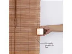 Colecao Hanoy Persiana Rolo Bambu 120X160 Cor Cedro - 5