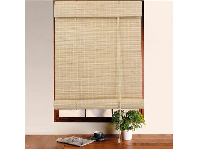 Colecao Bauhaus Persiana Rolo Bambu 140X160 Cor Fresno