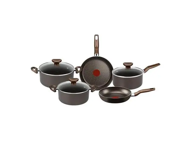 Jogo de Panelas Rochedo Expert Chocolate 5 peças