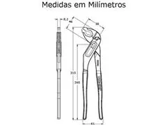 Alicate Bomba D'Água Irwin 12" Cromo-Vanádio - 1