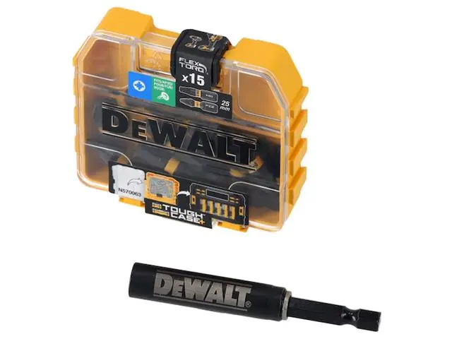 Jogo de Bits DeWalt FlexTorq 16 Peças Profissionais