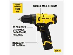 Kit Stanley Parafusadeira e Furadeira 12V 2 Baterias - 5