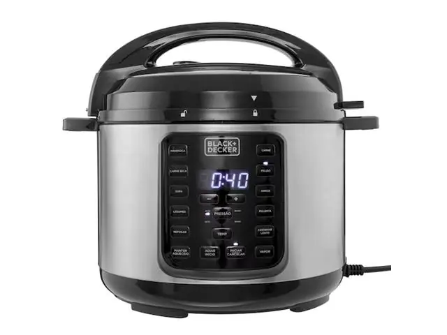 Panela de Pressão Elétrica Black+Decker Gourmand 5L 110V