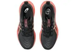 Tênis Asics GEL-CUMULUS 27 BLACK/ORANGE GLOW Fem - 6