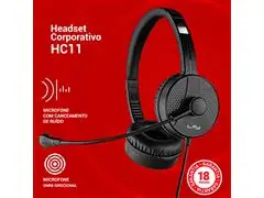 Headset Corporativo USB Lity HC11 c/  Mic ANC Preto - 8