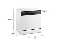 Lava-Louça Electrolux 8 Serviços Branca com Programa Lava e Seca - 2