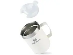 Caneca Térmica com Tampa Stanley Camp Mug Cream 350ml - 2