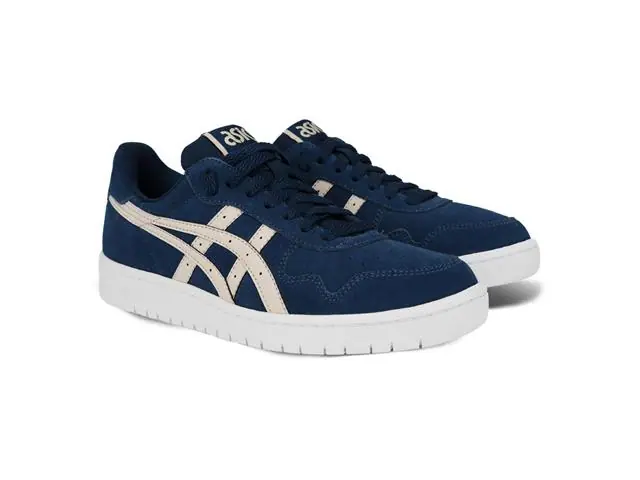 Tênis Asics JAPAN S CAMURÇA INDEPENDENCE BLUE/MINERAL BEIGE Fem