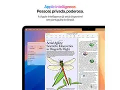 MacBook Air Apple 13.6" M4 GPU 8 Núcleos Cam 12MP 16GB RAM 256GB Prata - 3