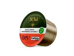 Cápsula de Chá de Laranja Mediterrânea com Hibisco TRES 3Chá - 3