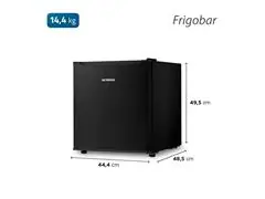 Frigobar Mondial 46L Porta Reversível Preto 110V - 6