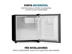Frigobar Mondial 46L Porta Reversível Preto 220V - 4