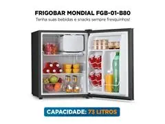 Frigobar Mondial 73L Porta Reversível Preto 110V - 5