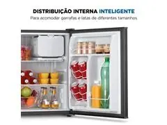 Frigobar Mondial 73L Porta Reversível Preto 220V - 4