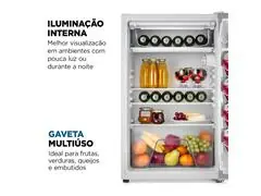 Frigobar Mondial 120L Porta Reversível Branco 110V - 6