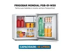 Frigobar Mondial 46L Porta Reversível Branco 110V - 3