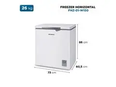 Freezer Horizontal 150L Mondial Branco 110V - 4